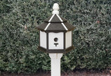 Bird House Poly Amish Made Gazebo Birdhouse 3 Holes with 3 Nesting Compartments - Post Not Included