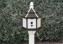 Load image into Gallery viewer, Bird House Poly Amish Made Gazebo Birdhouse 3 Holes with 3 Nesting Compartments - Post Not Included
