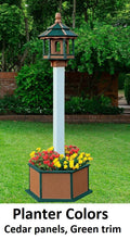 Load image into Gallery viewer, Bird House Planter - Bird Feeder Planter - Choose Planter Colors to Match Your House/Feeder (Not Included)
