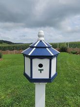 Load image into Gallery viewer, Gazebo Poly Birdhouse Amish Handmade 3 Nesting Compartments Weather Resistant
