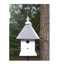 Load image into Gallery viewer, Bird House - 1 Nesting Compartment - Hanging - Handmade - Aluminum Roof - Weather Resistant - Birdhouse Outdoor
