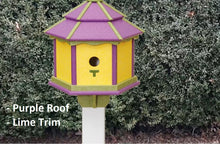 Load image into Gallery viewer, Birdhouse Poly Amish Handmade 3 Nesting Compartments Weather Resistant Birdhouse Outdoor
