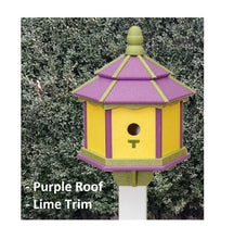 Load image into Gallery viewer, Bird House - 3 Nesting Compartments - Amish Handmade - Weather Resistant - Made of Poly Lumber - Birdhouse Outdoor
