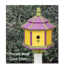 Load image into Gallery viewer, Amish Birdhouse Poly With 3 Nesting Compartments
