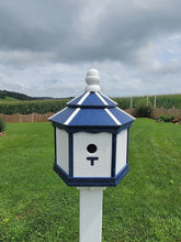 Load image into Gallery viewer, Bird House Poly - Free Shipping - Amish Handmade - Gazebo Birdhouse 3 Holes with 3 Nesting Compartments - Post Not Included
