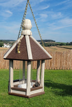 Load image into Gallery viewer, Poly Lumber Bird Feeder Amish Handmade Weather Resistant - Bird Lovers - Premium Feeding Tube -Post Mounted / Hanging Bird Feeders Outdoors
