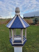 Load image into Gallery viewer, Poly Lumber Bird Feeder Amish Handmade Weather Resistant - Bird Lovers - Premium Feeding Tube -Post Mounted / Hanging Bird Feeders Outdoors
