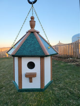 Load image into Gallery viewer, Poly Birdhouse Amish Handcrafted, 1 Hole Bird House
