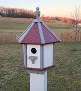 Bird House Hanging Amish Made Gazebo Style 1 Nesting Compartment Birdhouse