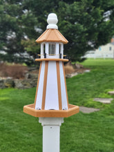 Load image into Gallery viewer, Bird Feeder - Poly Lumber - Amish Handmade - Lighthouse Feeder Design - Weather Resistant - Bird Feeder Outdoors
