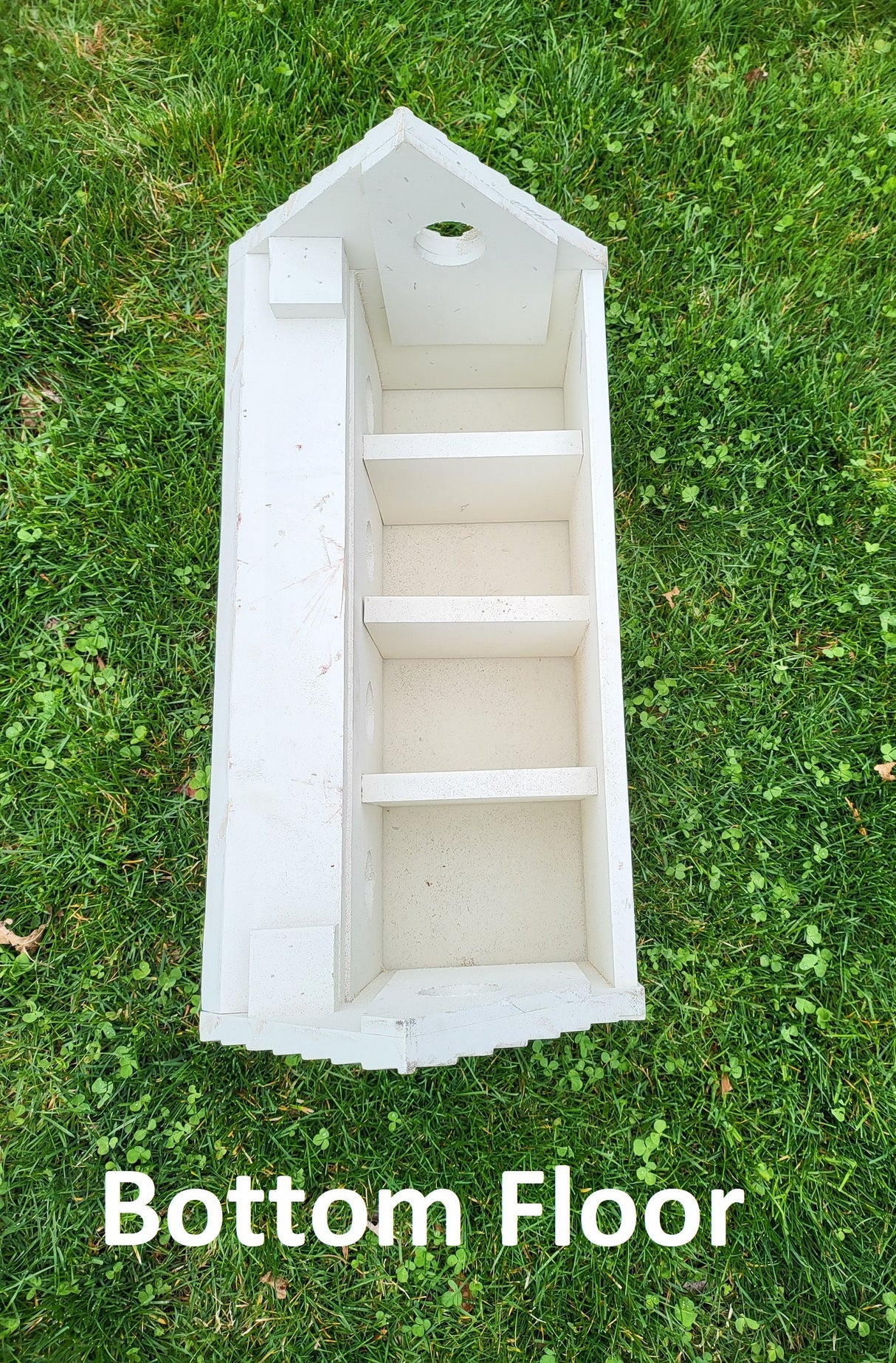 White Purple Martin - Bird House - Amish Handmade Primitive Design - Bird Lovers - 6 Nesting Compartments - Birdhouse outdoor