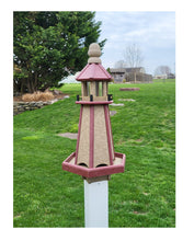 Load image into Gallery viewer, Bird Feeder - Poly Lumber - Amish Handmade - Feeder Lighthouse Design - Weather Resistant - Easy Mounting - Bird Feeders For The Outdoors
