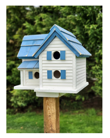 Purple Martin Amish Handmade Bird House With 6 Nesting Compartments