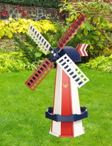 Amish Handmade Windmill Poly Weather-resistant in Multi Colors