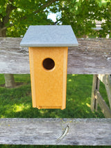 Bluebird Birdhouse Amish Handmade Bird House Clay or Cedar Poly Lumber Weather Resistant