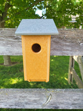 Load image into Gallery viewer, Bluebird Birdhouse Amish Handmade Bird House Clay or Cedar Poly Lumber Weather Resistant
