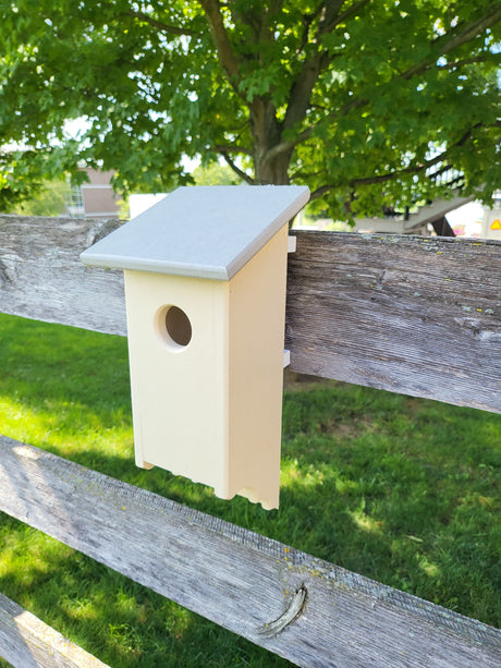 Bluebird Birdhouse Amish Handmade Bird House Multi Colors Poly Lumber Weather Resistant