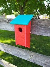 Load image into Gallery viewer, Bluebird Birdhouse Amish Handmade Bird House Multi Colors Poly Lumber Weather Resistant
