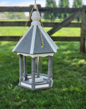 Load image into Gallery viewer, Hanging Poly Gazebo Bird Feeder Multi Colors 6 Sided Amish Handmade, Made in USA
