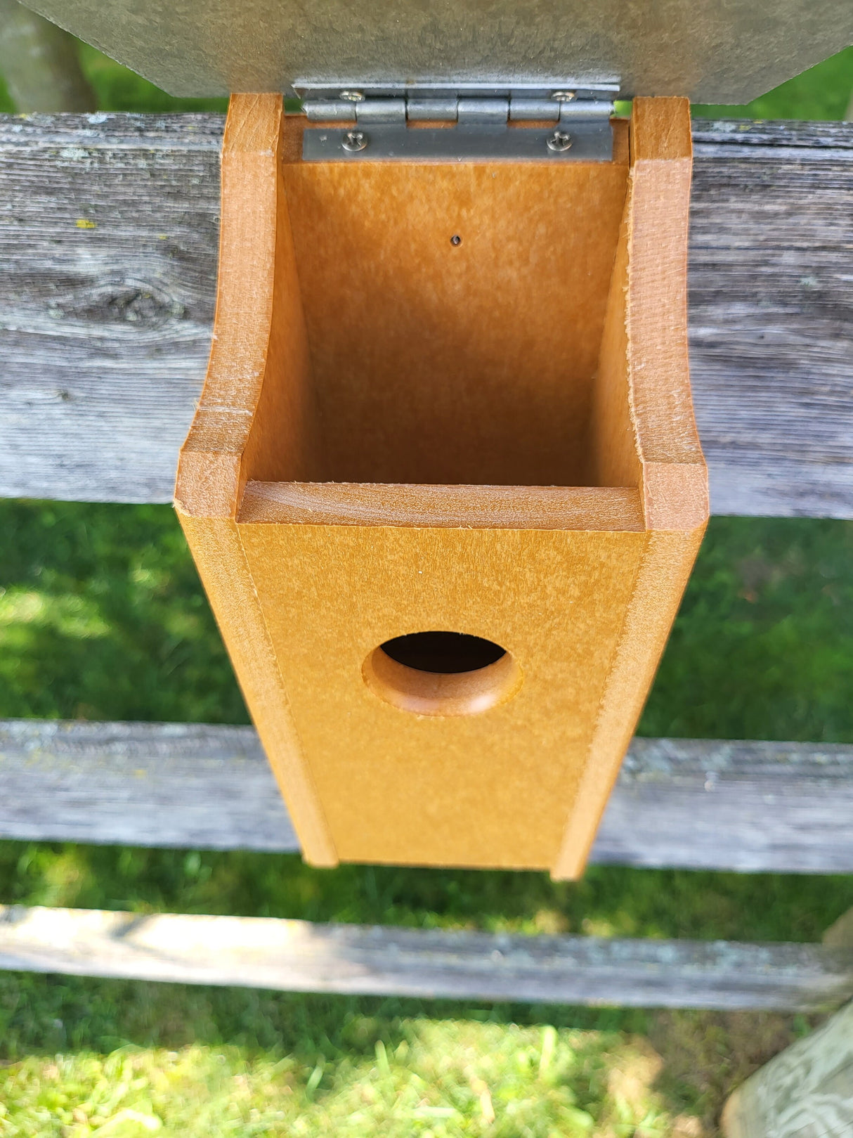 Bluebird Birdhouse Amish Handmade Bird House Clay or Cedar Poly Lumber Weather Resistant