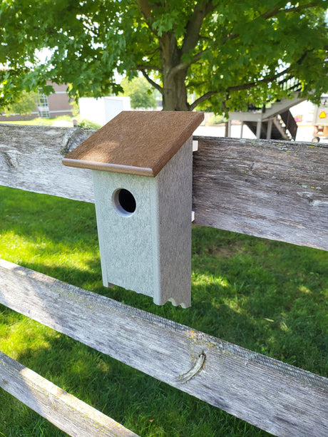 Bluebird Birdhouse Amish Handmade Bird House Multi Colors Poly Lumber Weather Resistant