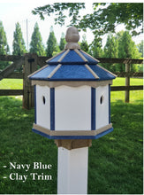 Load image into Gallery viewer, Birdhouse Poly Amish Handmade 3 Nesting Compartments Weather Resistant Birdhouse Outdoor
