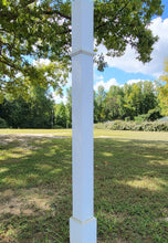 Load image into Gallery viewer, Decorative Post For Birdhouse or Bird Feeder, White Post, Mount Bird houses and Feeders With Ease
