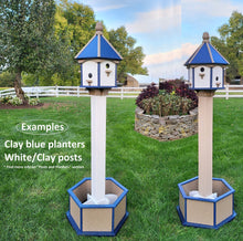 Load image into Gallery viewer, Holiday Colorful 6 Nesting Compartments Birdhouse, Amish Made, Weather Resistant Birdhouse Outdoor
