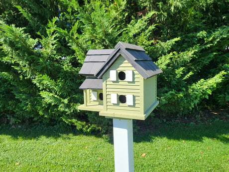 Purple Martin Amish Handmade Bird House With 6 Nesting Compartments