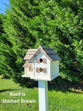 Load image into Gallery viewer, Purple Martin Amish Handmade Bird House With 6 Nesting Compartments
