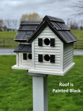 Load image into Gallery viewer, Purple Martin Amish Handmade Bird House With 6 Nesting Compartments
