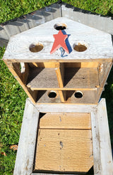 Martin Birdhouse - Amish Handmade Primitive Design - 10 Nesting Compartments - Birdhouse outdoor