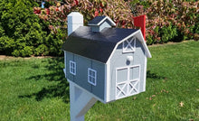 Load image into Gallery viewer, Amish Mailbox - Handmade - Dutch Barn Style - Wooden - Color Options - Mailboxes
