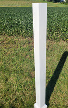 Load image into Gallery viewer, Vinyl Post For Birdhouse or Bird Feeder, inner wooden post included! Amish handmade decorative white Post, Mount houses &amp; Feeders With Ease
