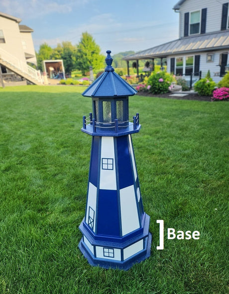 Cape Henry Solar Lighthouse - Amish Handmade - Landmark Replica - Lawn Lighthouse - Garden Decoration