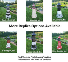 Load image into Gallery viewer, Vermilion Lighthouse - Solar - Amish Made - Landmark Replica - Backyard Decor
