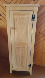 Pantry Cabinet - Amish Furniture - Primitive Jelly Cabinet - Rustic Chimney Cabinet - Home Décor- Amish Handmade - Rustic Cupboard