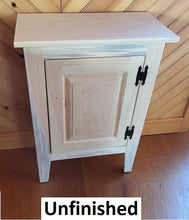 Load image into Gallery viewer, Handmade Cabinet - Nightstand - Furniture - Home Décor - Single Door - Rustic - Primitive

