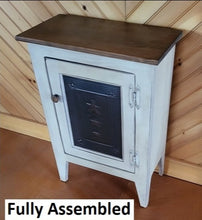 Load image into Gallery viewer, Rustic Cabinet - Fully Assembled - Nightstand - Primitive Cabinet - Home Décor - Handmade - Fireplace Cabinet - Bathroom Cabinet
