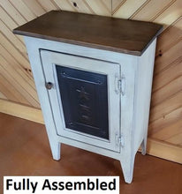 Load image into Gallery viewer, Rustic Cabinet - Fully Assembled - Nightstand - Primitive Cabinet - Home Décor - Handmade - Fireplace Cabinet - Bathroom Cabinet
