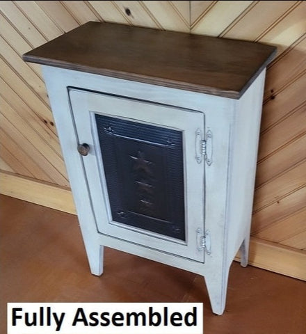 Rustic Cabinet - Fully Assembled - Nightstand - Primitive Cabinet - Home Décor - Handmade - Fireplace Cabinet - Bathroom Cabinet