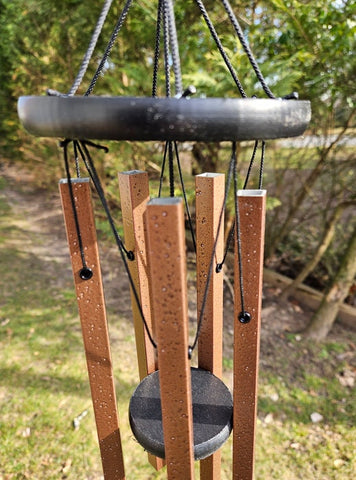 Square Wind Chimes Amish Handmade - 25