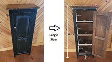 Load image into Gallery viewer, Pantry Cabinet - Fully Assembled - Primitive Jelly Cabinet - Rustic Chimney Cabinet - Home Décor- Amish Handmade - Rustic Cupboard
