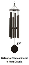 Load image into Gallery viewer, 37&quot;-53&quot; Wind Chimes Amish Handmade - Aluminum Tubes - Sound Healing - Deep Tone Chimes - Outdoor Decor - - Wind Bells - Meditation - Nature - Garden Decoration
