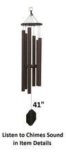 Load image into Gallery viewer, 37&quot;-53&quot; Wind Chimes Amish Handmade - Aluminum Tubes - Sound Healing - Deep Tone Chimes - Outdoor Decor - - Wind Bells - Meditation - Nature
