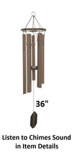 Load image into Gallery viewer, 48&quot;-80&quot; Wind Chimes Amish Handmade - Square Aluminum Chimes - Soothing - Deep Tone - Sound Healing - Outdoor Decor - Wind Bells - Nature
