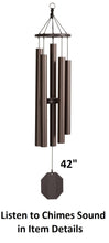 Load image into Gallery viewer, 42&quot;-82&quot; Wind Chimes Amish Handmade - Deep Tone - Melody - Sound Healing - Outdoor Decor - Aluminum Tubes - Wind Bells - Meditation - Nature - Garden Decoration
