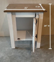 Load image into Gallery viewer, End Table - Fully Assembled - Furniture - Home Décor - Nightstand - Living - Book Shelf - Amish Handmade - Fireplace - Bathroom Cabinet

