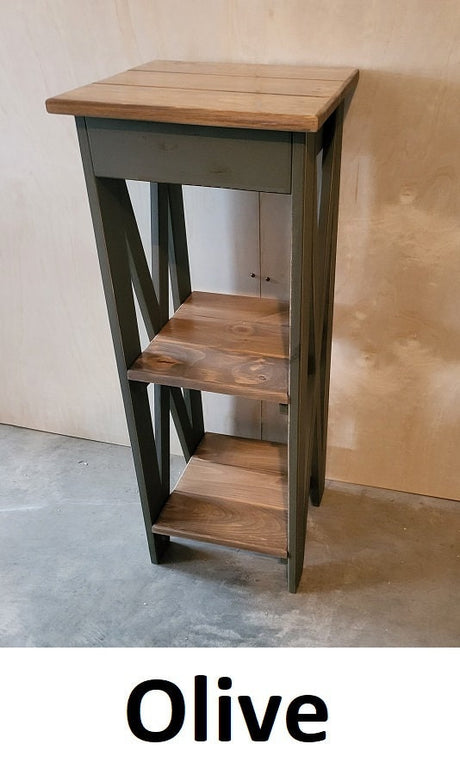 Entry Table - Amish Furniture - Primitive - Home Décor - Nightstand - Living - Book Shelf - Rustic -Handmade - Side Table - Bathroom Cabinet