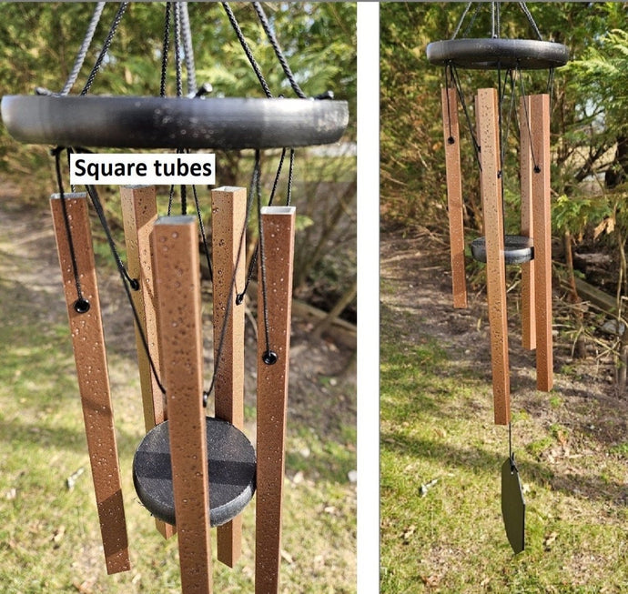 Square Wind Chimes Amish Handmade - 25